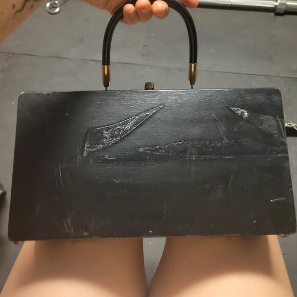 Vintage Enid Collins Wooden bag - Picture 4 of 6